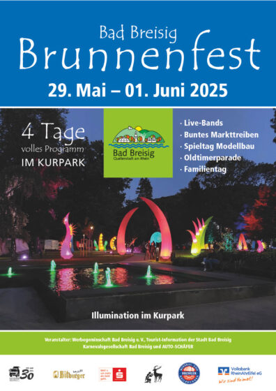 Brunnenfest 2025: Ein Fest für die ganze Familie vom 29. Mai bis 1. Juni!