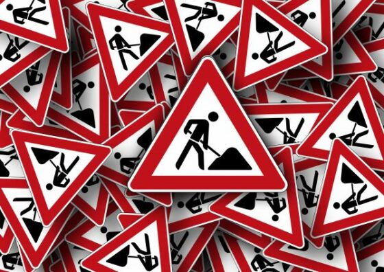 Vollsperrung in der Mittelstraße Bad Breisig