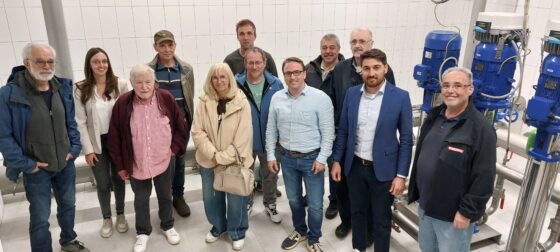 Kernsanierter Hochbehälter Eichholz erfolgreich in Betrieb genommen