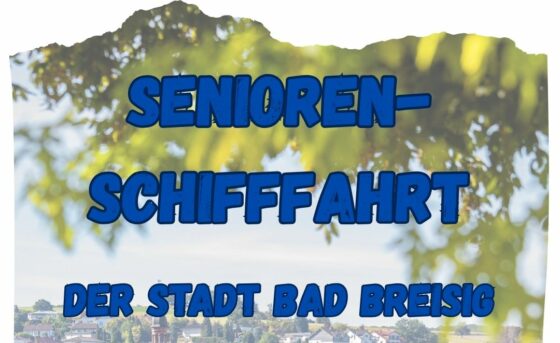 Anmeldung zur Seniorenschifffahrt ab sofort möglich