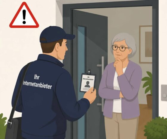 Vorsicht vor falschen Vertretern von Internetanbietern